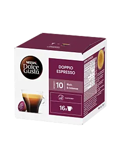 Nescaf&eacute; Doppio Espresso pak en capsule voor Dolce Gusto
