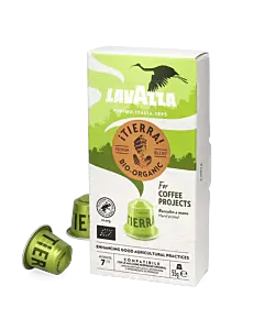 Lavazza Tierra For Planet pak en capsule voor Nespresso
