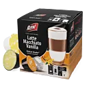 Café René Vanilla Latte Macchiato pak en capsule voor Dolce Gusto
