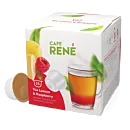 Café René Lemon & Raspberry Tea pak en capsule voor Dolce Gusto
