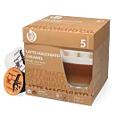 Kaffekapslen Latte Macchiato Caramel pak en capsule voor Dolce Gusto
