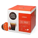 Nescafé Lungo Packung und Kapsel für Dolce Gusto