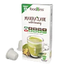 FoodNess Matcha Latte pak en capsule voor Nespresso
