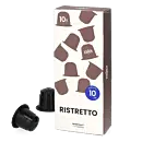 Kaffekapslen Ristretto pak en capsule voor Nespresso®