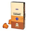 Kaffekapslen Espresso Caramel Premium package and capsule for Nespresso
