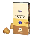 Kaffekapslen Espresso Vanilla Premium package and capsule for Nespresso
