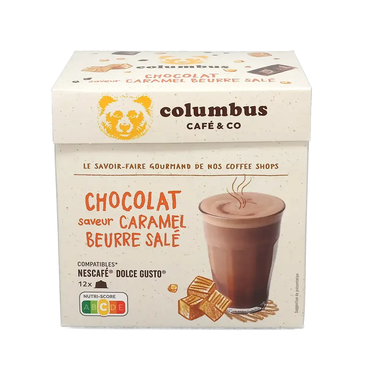 Warme\u0020choco\u0020met\u0020karamelsmaak