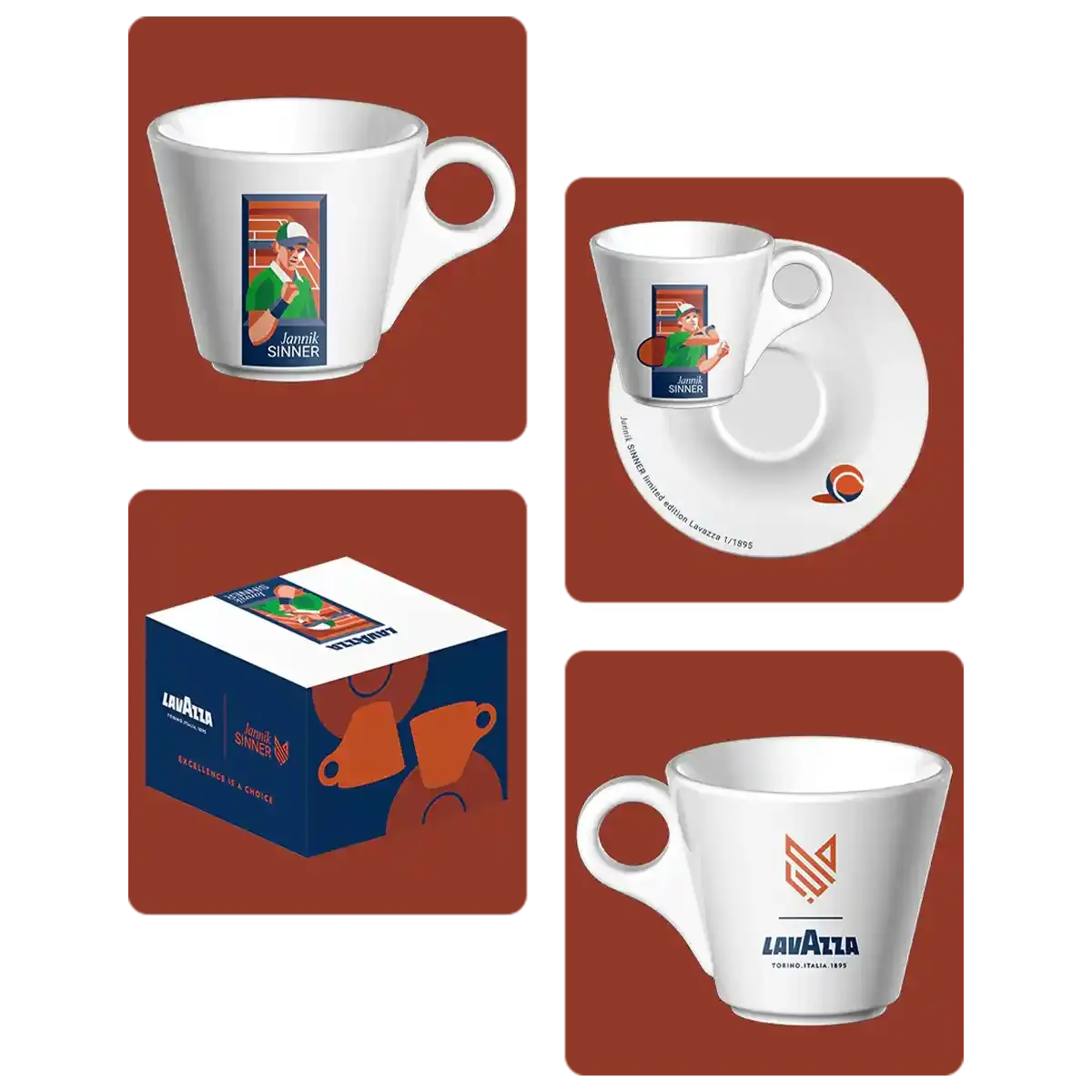 Jannik Sinner Clay Edition espressoset