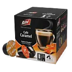 Café René Café Caramel pak en capsule voor Dolce Gusto
