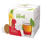 Café René Lemon & Raspberry Tea pak en capsule voor Dolce Gusto
