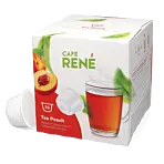 Café René Tea Peach pak en capsule voor Dolce Gusto
