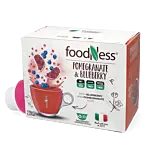 FoodNess Melograno & Mirtillo pak en capsule voor Dolce Gusto
