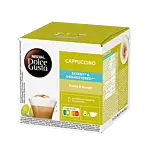 Nescafé Cappuccino Skinny & Unsweetened pak en capsule voor Dolce Gusto
