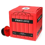 Kaffekapslen Dynamite Coffee pak en capsule voor Dolce Gusto
