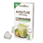FoodNess Matcha Latte pak en capsule voor Nespresso
