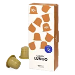 Kaffekapslen Lungo pak en capsule voor Nespresso®
