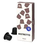 Kaffekapslen Ristretto pak en capsule voor Nespresso®