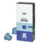 Kaffekapslen Espresso Decaf Premium pak en capsule voor Nespresso
