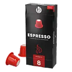 Kaffekapslen Espresso pak en capsule voor Nespresso®
