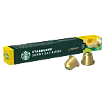Starbucks Sunny Day Blend Lungo package and capsule for Nespresso
